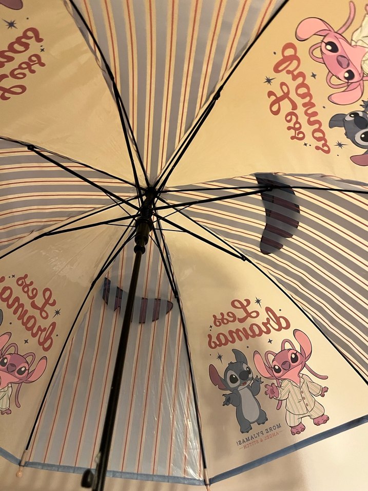 Pembe stich çocuk Şemsiye - Görsel 3