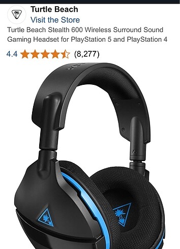 Turtlebeach stealth 600 PC-ps kablosuz kulaklık - Görsel 6