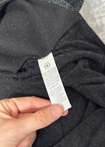 Orijinal Vakko Gri Kısa Kollu Örgü Kadın Kazak - Görsel 6