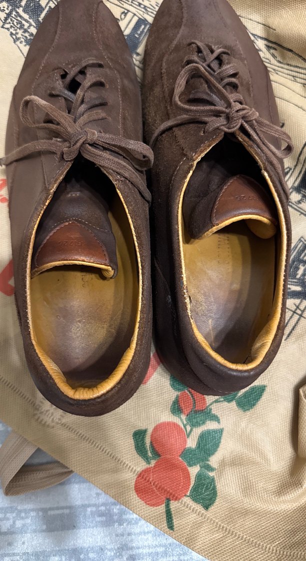 Vintage Kahverengi Erkek Ayakkabı Bağcıkları - Görsel 2