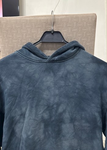 Orijinal zara çocuk Gri Batik Desenli Sweatshirt - Görsel 2