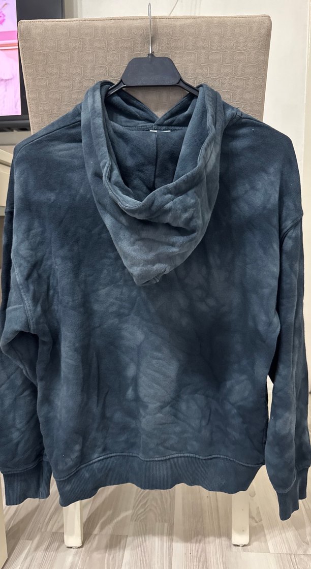 Orijinal zara çocuk Gri Batik Desenli Sweatshirt - Görsel 3