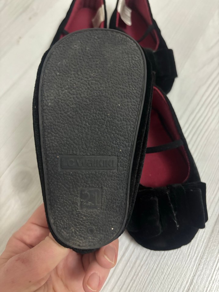 Kız Çocuk Siyah Tokalı Babet - Görsel 2