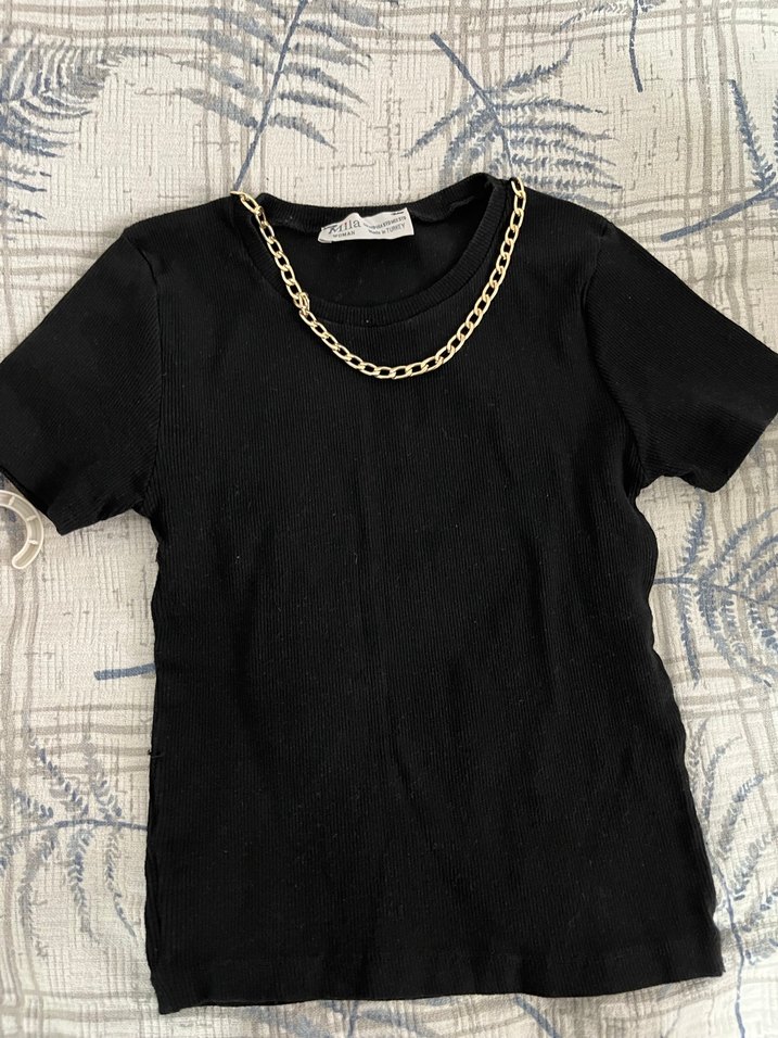 Altın Zincir Detaylı Kadın Body Zinciri - Görsel 2