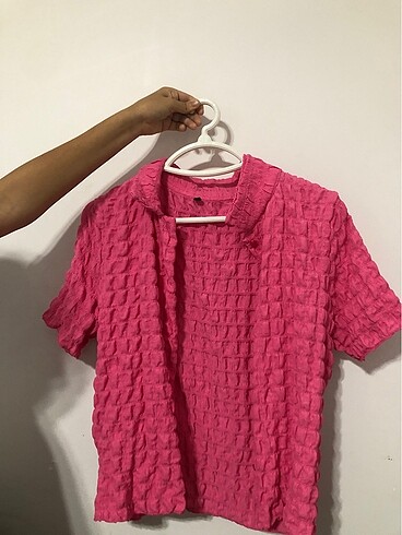 pembe gömlek - Görsel 4