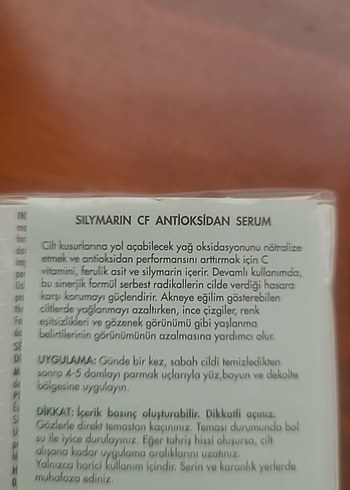 SKIN CEUTICALS  SILYMARIN CF ANTIOKSIDAN SERUM 15 ML - Görsel 2