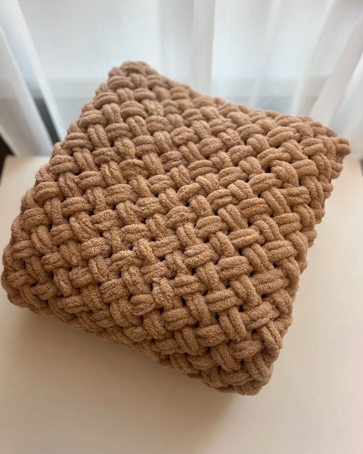 Gri Örgü Çocuk Battaniyesi - Görsel 2