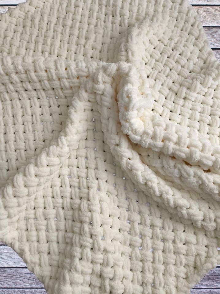 Gri Örgü Çocuk Battaniyesi - Görsel 5