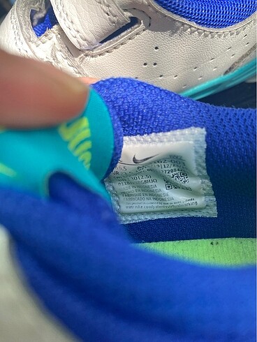 23 Beden mavi Renk Nike erkek bebek ayakkabısı