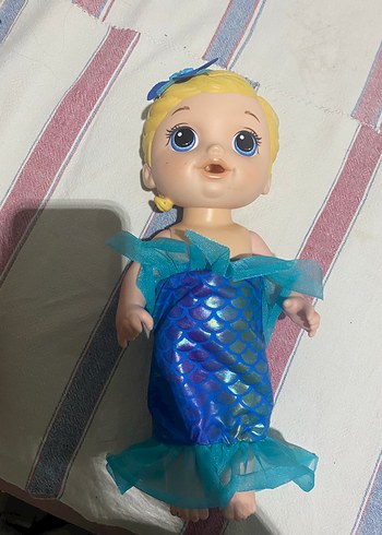 Mavi Deniz Kızı Bebek Oyuncak
