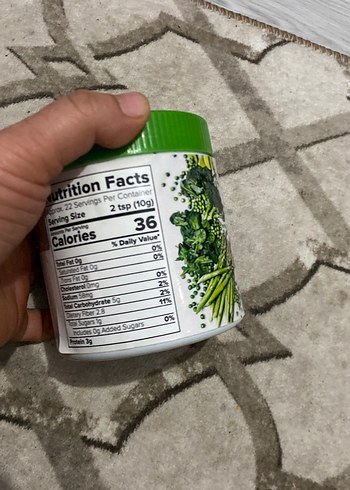 Trendy Foods Yeşil Alkalin Toz 360g - Görsel 3