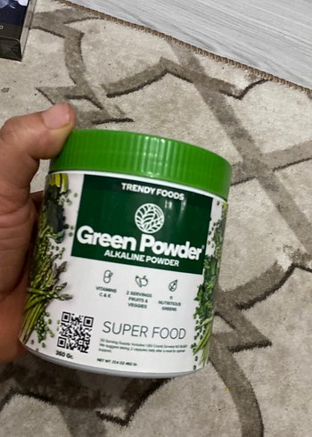 Trendy Foods Yeşil Alkalin Toz 360g - Görsel 2