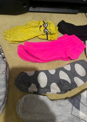 Nakışlı Beyaz  çorap çeşitleri - Görsel 5