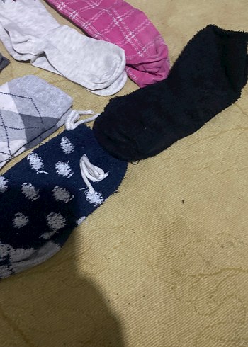 Nakışlı Beyaz  çorap çeşitleri - Görsel 7