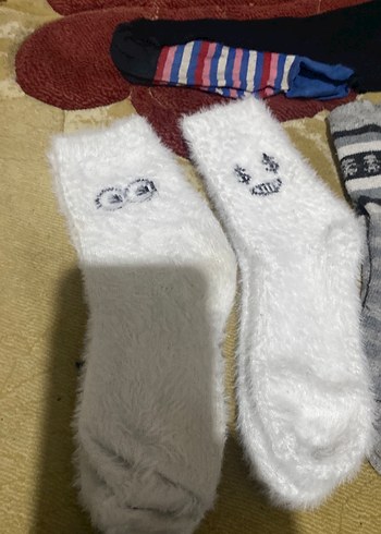 Nakışlı Beyaz  çorap çeşitleri - Görsel 3