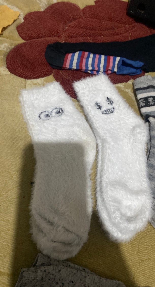 Nakışlı Beyaz  çorap çeşitleri - Görsel 3