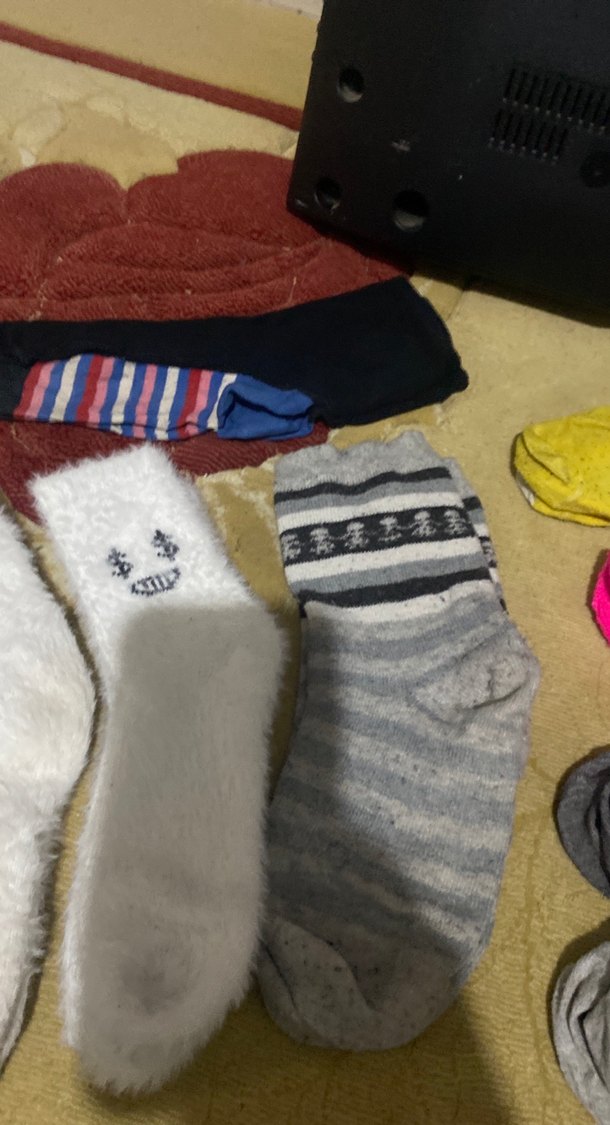 Nakışlı Beyaz  çorap çeşitleri - Görsel 4