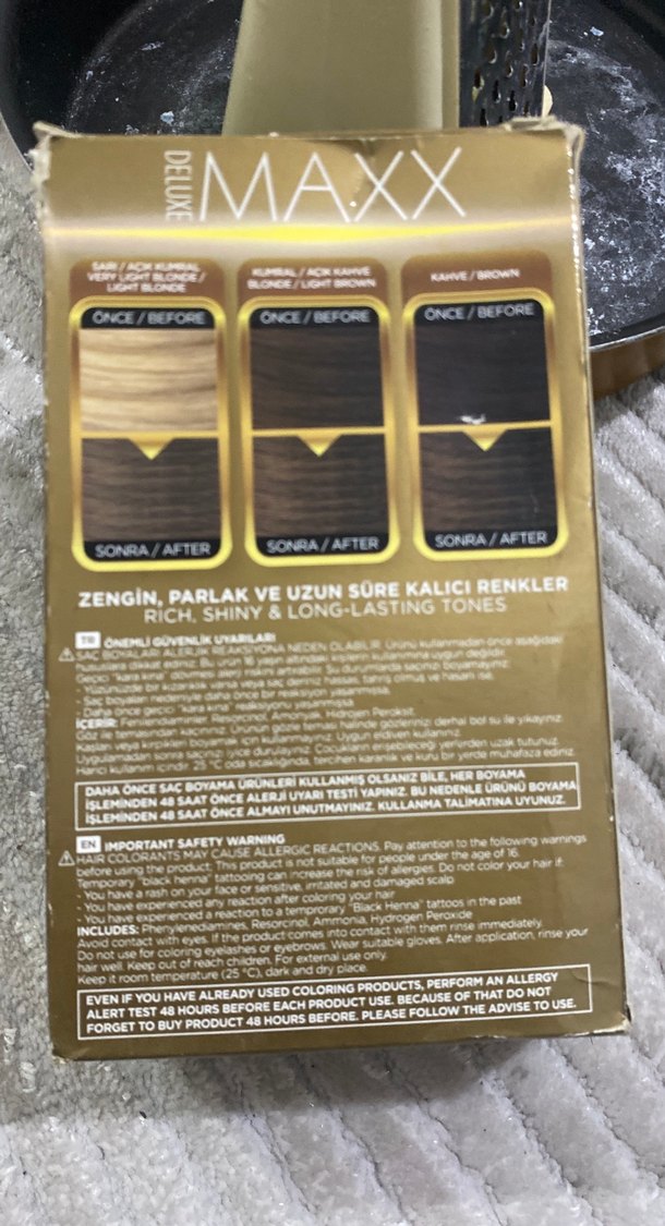 Maxar Deluxe 8.1 Küllü Açık Kumral Saç Boyası - Görsel 2