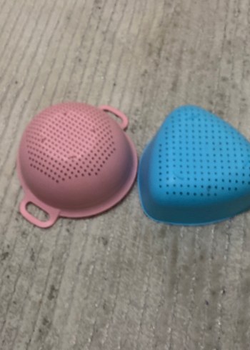 Pastel Renkli Plastik Mutfak Süzgeçleri - Görsel 2