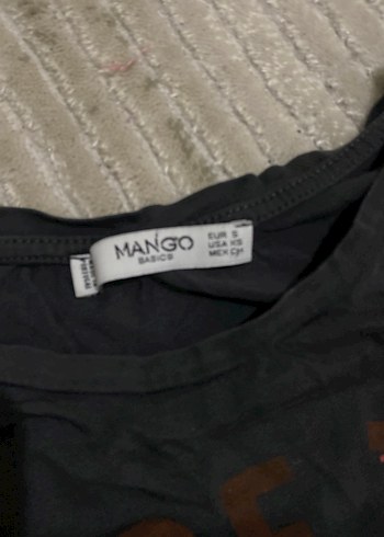 Siyah Baskılı Kız Tişörtü - Görsel 5