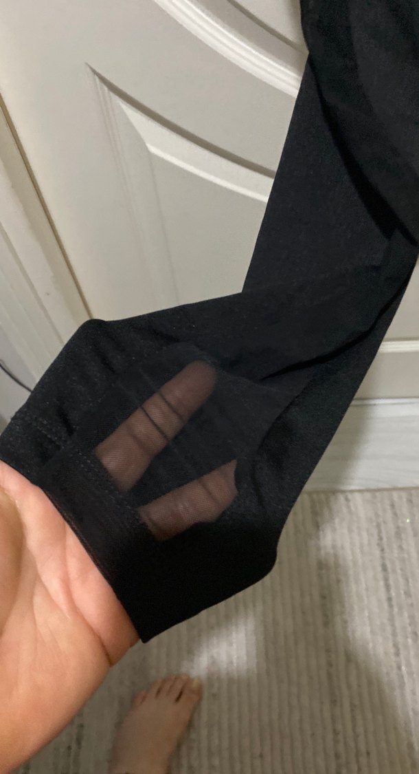 Kadın Siyah Gri Kemerli spor  Uzun Tulum - Görsel 3