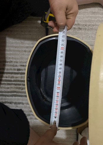 Bej Pedallı Hasır Desenli Çöp Kutusu - Görsel 3