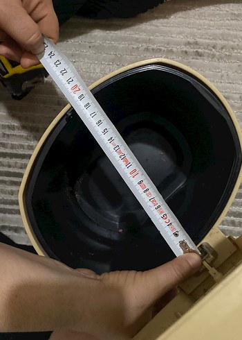 Bej Pedallı Hasır Desenli Çöp Kutusu - Görsel 4