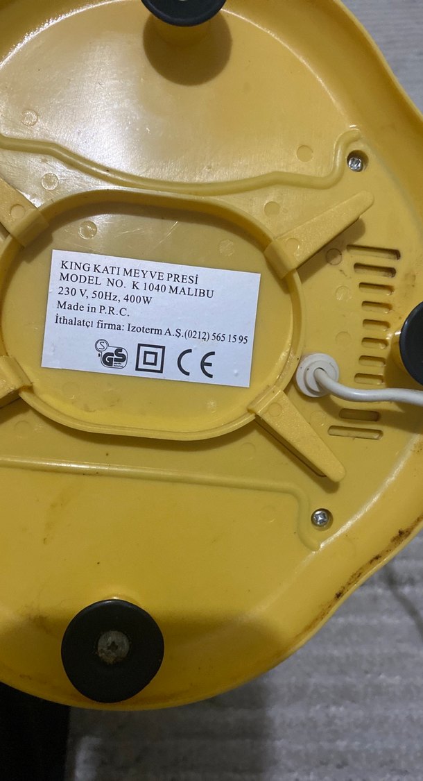 Sarı Renkli Meyve Sıkacağı - Görsel 5