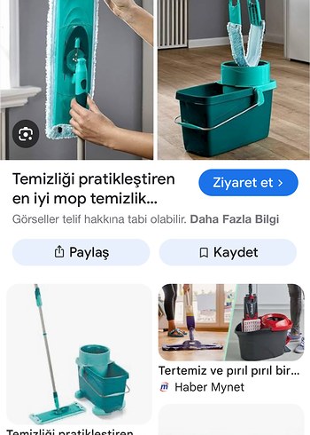 Dyson Turkuaz Temizlik Seti ve Mop