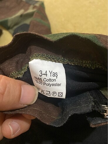 4 Yaş Beden Asker takımı