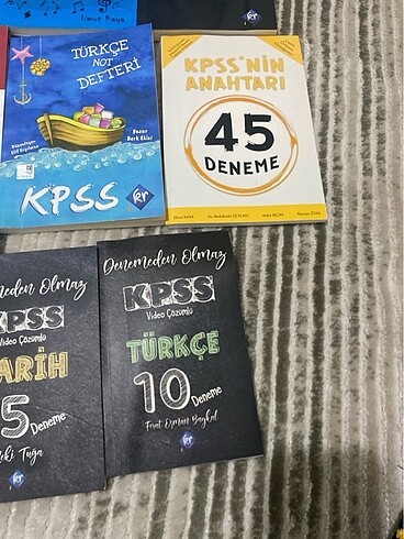  Beden Renk KPSS kitapları