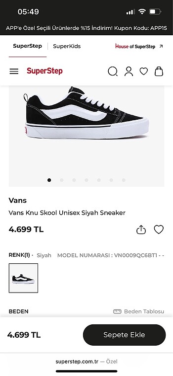 Vans knu school