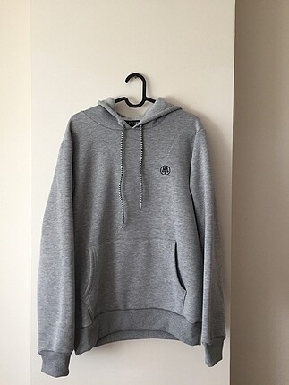 Mavi Kapüşonlu Sweatshirt