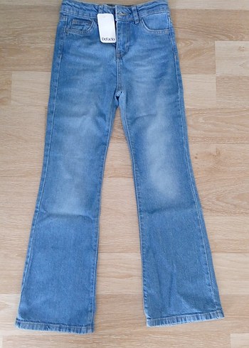 Mavi renk kot Pantolon