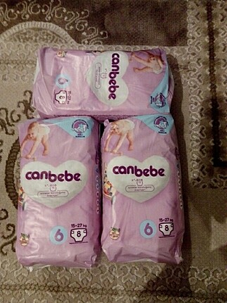6 numara canbebe çocuk bezi