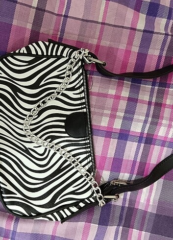 Diğer Zebra desenli çanta 
