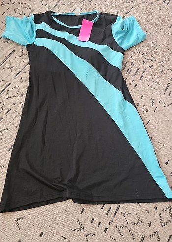 Mavi Kısa Kollu Haşema üst - Görsel 2