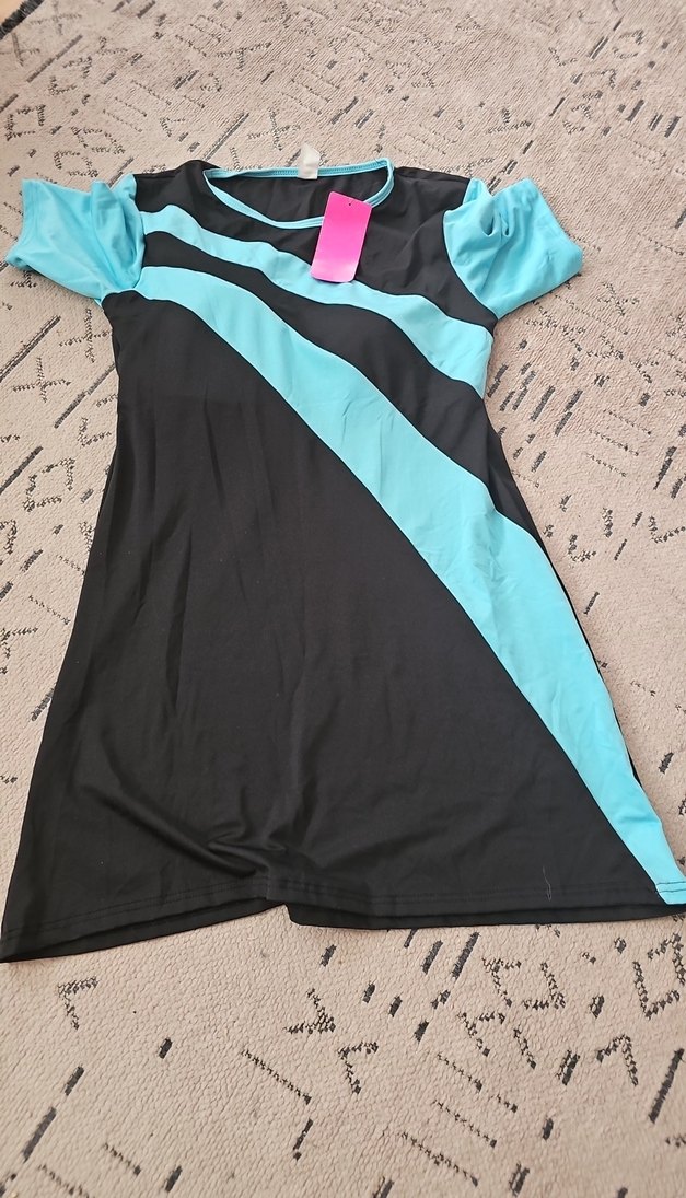 Mavi Kısa Kollu Haşema üst - Görsel 2