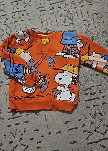 Renkli Baskılı Kapüşonlu Erkek Çocuk  Üst - Görsel 2