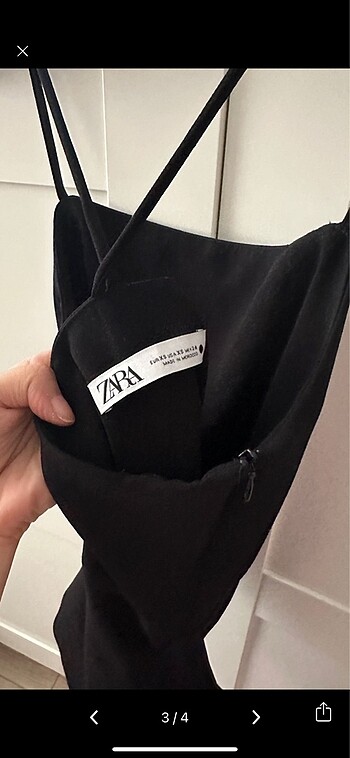 xs Beden Zara elbise