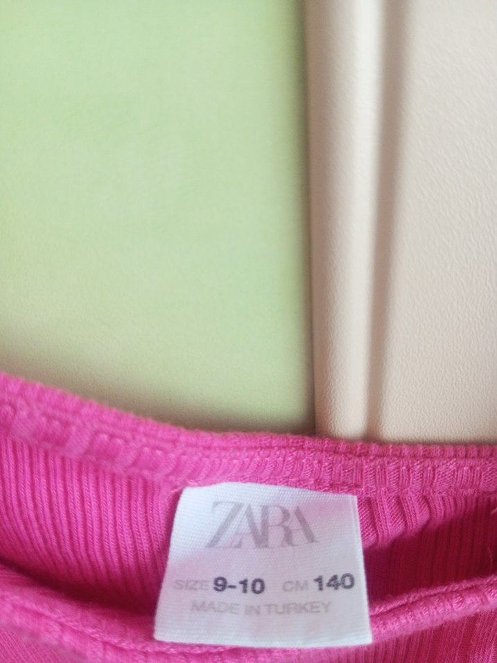 Kız Çocuk Pembe Askılı Fitilli Üst - Görsel 2