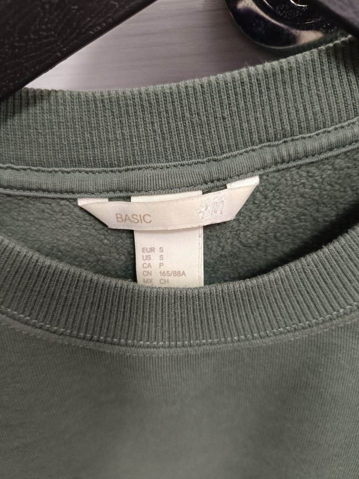 Kadın Haki Renk Uzun Kollu Sweatshirt - Görsel 2