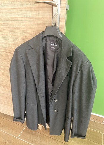 Zara Siyah Oversize Blazer Ceket