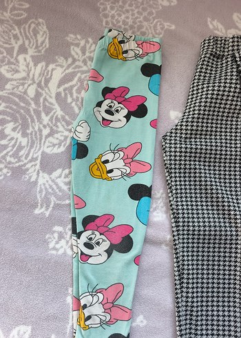 Gri Esnek Kız Tayt - Görsel 4