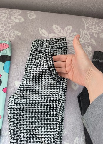 Gri Esnek Kız Tayt - Görsel 2