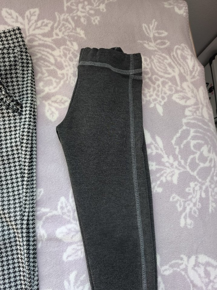 Gri Esnek Kız Tayt - Görsel 3