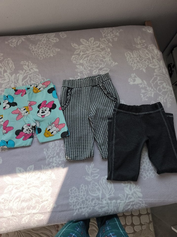 Gri Esnek Kız Tayt - Görsel 5