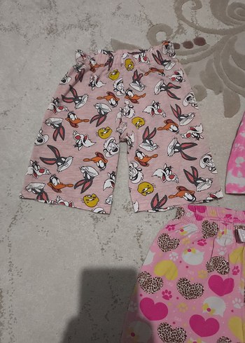 Kız Çocuk Renkli Desenli Rahat Taytlar - Görsel 2