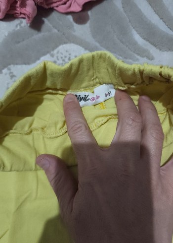 Renkli Kız Çocuk Elastik Bel Şortları - Görsel 6