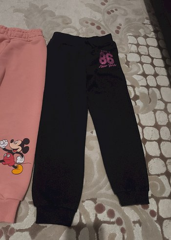 Kız Çocuk Renkli Baskılı Rahat Eşofmanlar - Görsel 4